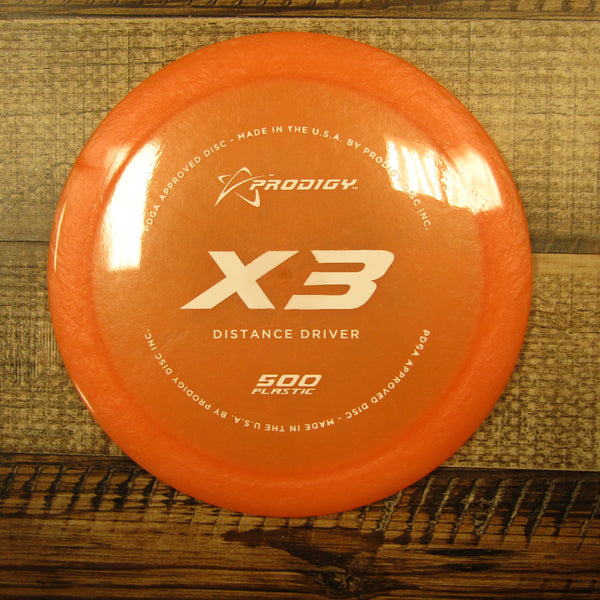 Prodigy X3 500 Distance Driver Disc 174 Grams Orange