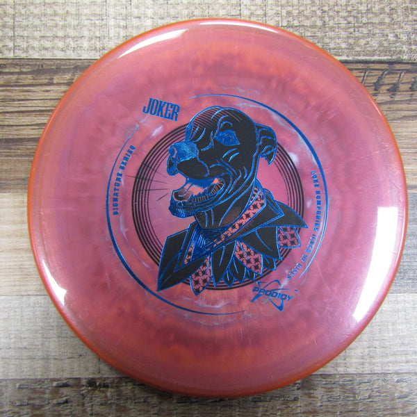 Prodigy A5 500 Signature Series Luke Humphries Joker of Discs Approach Disc Golf Disc 177 Grams Orange Brown Purple