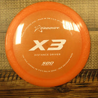 Prodigy X3 500 Distance Driver Disc 174 Grams Orange