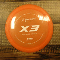 Prodigy X3 500 Distance Driver Disc 174 Grams Orange