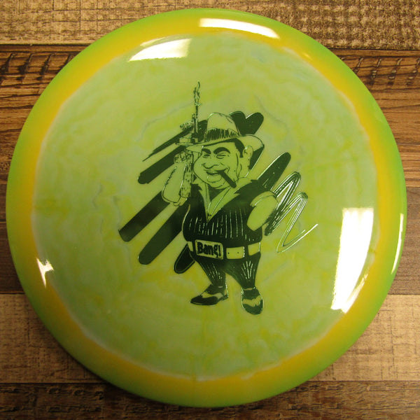 Prodigy Custom Stamp Gangster FX2 750 Spectrum Disc Golf Disc 174 Grams Green Yellow