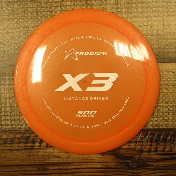 Prodigy X3 500 Distance Driver Disc 174 Grams Orange