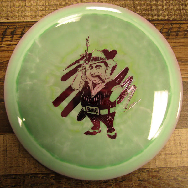 Prodigy Custom Stamp Gangster FX2 750 Spectrum Disc Golf Disc 174 Grams Green White Pink