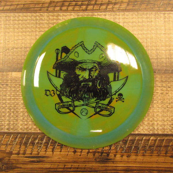 Prodigy D3 400 Spectrum Male Pirate Distance Driver Disc 174 Grams Green Blue