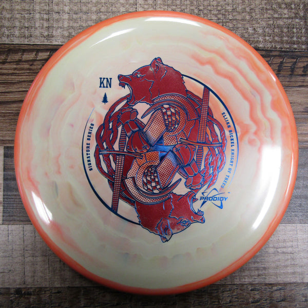 Prodigy PX3 500 Signature Series Elijah Bickel Knight of Trees Putter Disc Golf Disc 170 Grams Orange Tan