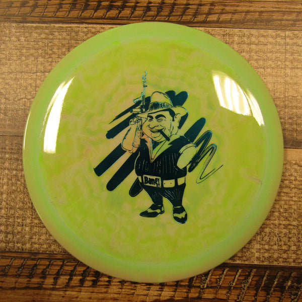 Prodigy Custom Stamp Gangster FX2 750 Spectrum Disc Golf Disc 173 Grams Green Tan