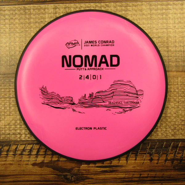 MVP Nomad Electron James Conrad 2021 Putt & Approach Disc Golf Disc 168 Grams Pink
