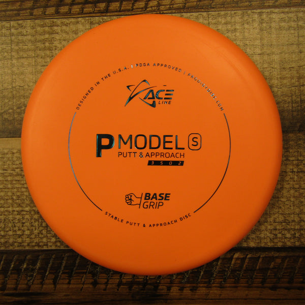Prodigy Ace Line P Model S Putt & Approach Base Grip Cale Leiviska Back Stamp 174 Grams Orange