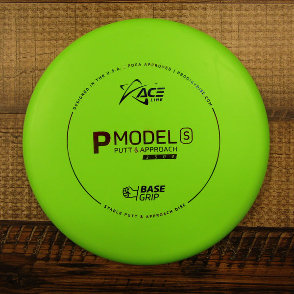 Prodigy Ace Line P Model S Putt & Approach Base Grip Cale Leiviska Back Stamp 173 Grams Green