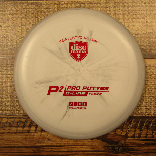 Discmania P2 D-Line Pro Flex 2 Putter Disc Golf Disc 175 Grams Gray