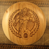 Limited Hickory Wood Art Disc Les White 229 Mid Range Full Size 180 Grams