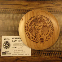 Limited Hickory Wood Art Disc Les White 229 Mid Range Full Size 180 Grams