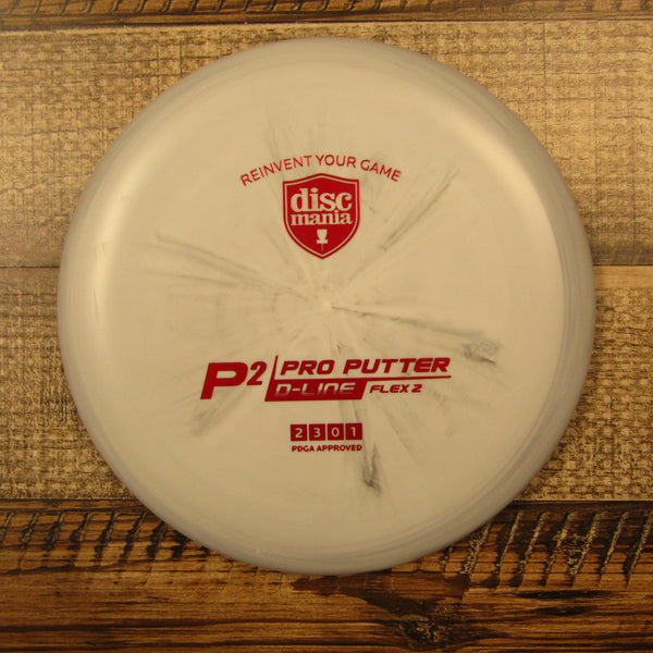 Discmania P2 D-Line Pro Flex 2 Putter Disc Golf Disc 176 Grams Gray