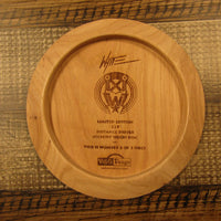 Limited Hickory Wood Art Disc Les White Judge Distance Driver Full Size 151 Grams Slight Warp