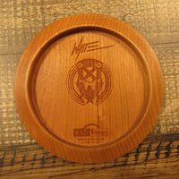 Cherry Wood Art Disc Les White 229 Junior Mini 41 Grams