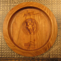 Cherry Wood Art Disc Les White Judge Junior Mini 39 Grams