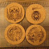 Coaster Set Art Les White - Judge - 229 - Thor - Logo