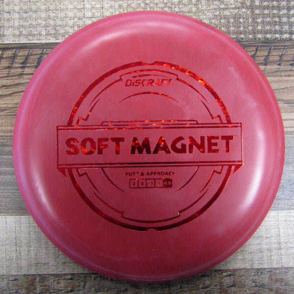 Discraft Soft Magnet Putter Line Putt & Approach Disc Golf Disc 173-174 Grams Red Brown