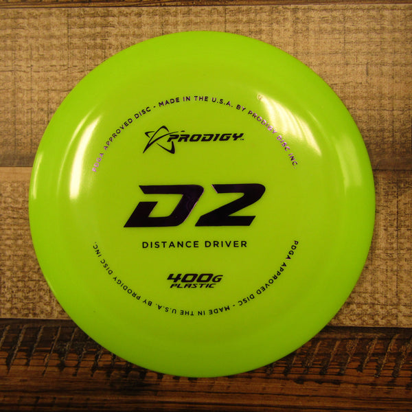 Prodigy D2 400G Distance Driver Disc 174 Grams Green