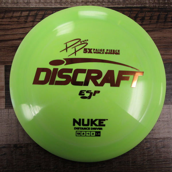 Discraft Nuke ESP Paige Pierce 5x World Champion Distance Driver Disc Golf Disc 173-174 Grams Green