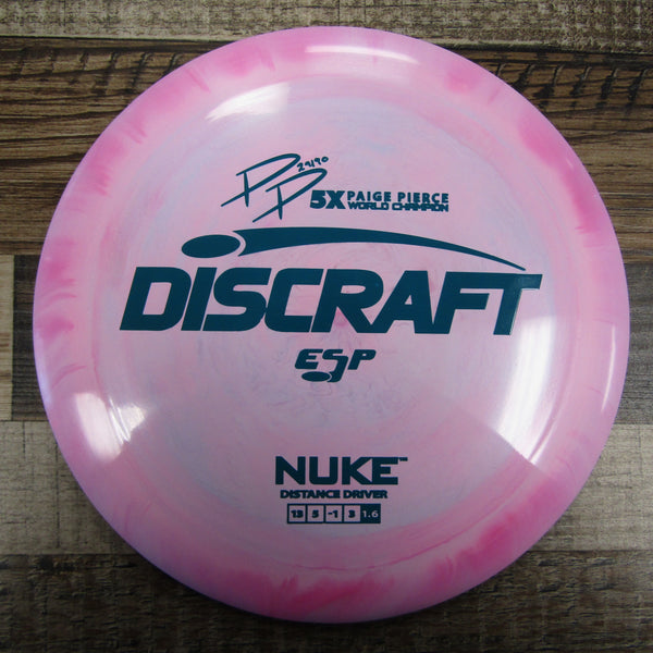 Discraft Nuke ESP Paige Pierce 5x World Champion Distance Driver Disc Golf Disc 173-174 Grams Pink