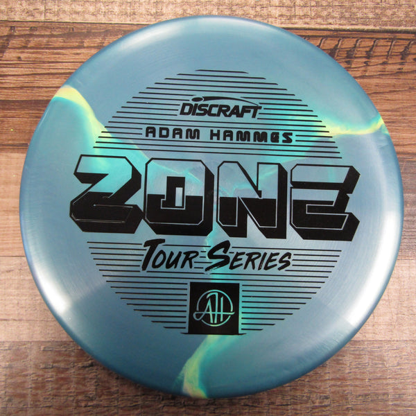 Discraft Zone Tour Series Adam Hammes Putter Disc Golf Disc 173-174 Grams Blue Yellow
