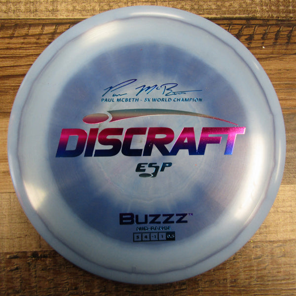 Discraft Buzzz ESP Paul McBeth 5x World Champion Midrange Disc Golf Disc 177+ Grams Blue