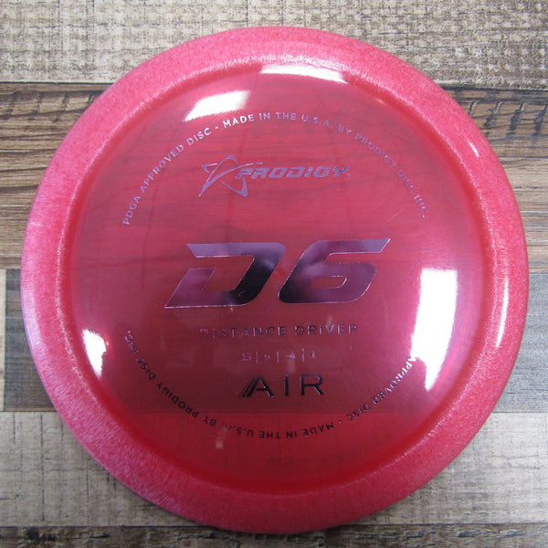 Prodigy D6 Air Distance Driver Disc Golf Disc 157 Grams Red