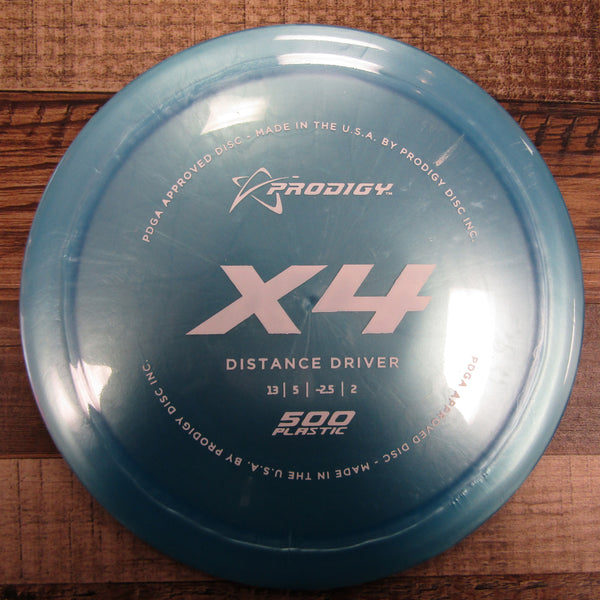 Prodigy X4 500 Distance Driver Disc Golf Disc 173 Grams Blue