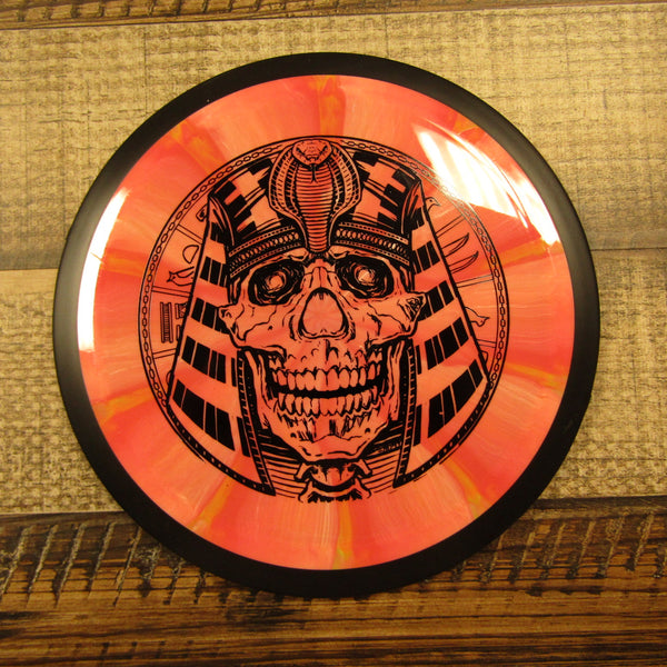 MVP Photon Cosmic Neutron Distance Driver Egyptian Head Disc Golf Disc 173 Grams Pink Orange
