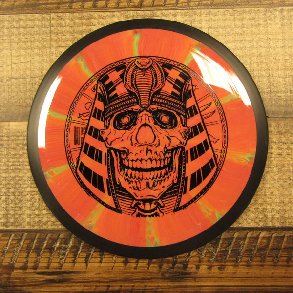 MVP Photon Cosmic Neutron Distance Driver Egyptian Head Disc Golf Disc 171 Grams Red Orange Green