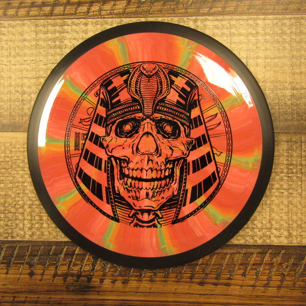 MVP Photon Cosmic Neutron Distance Driver Egyptian Head Disc Golf Disc 173 Grams Red Orange Green