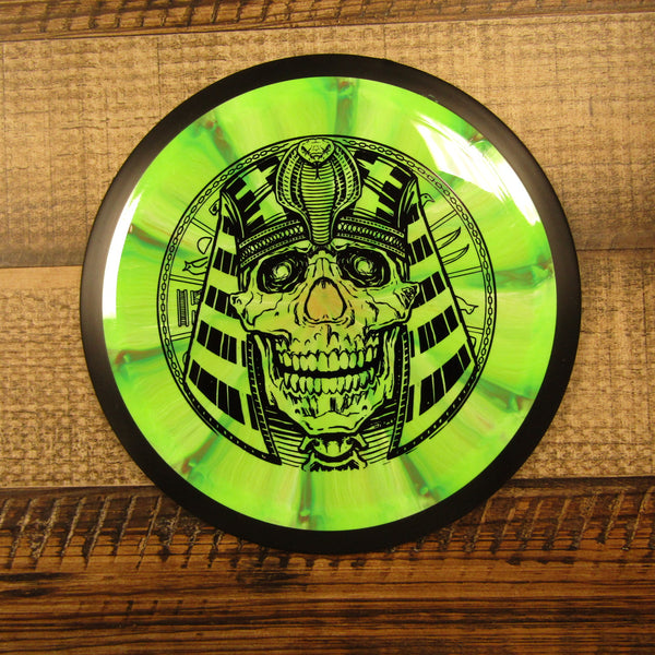 MVP Photon Cosmic Neutron Distance Driver Egyptian Head Disc Golf Disc 173 Grams Green