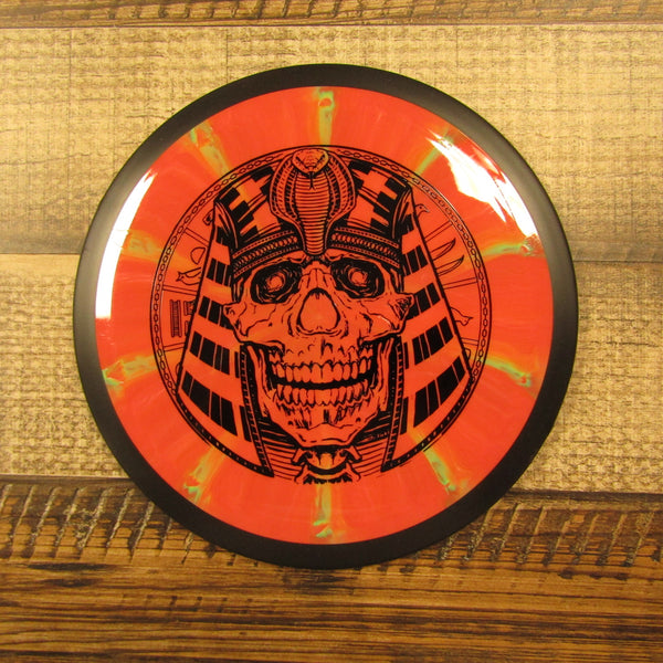 MVP Photon Cosmic Neutron Distance Driver Egyptian Head Disc Golf Disc 170 Grams Red Green