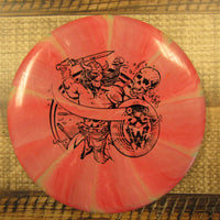 Streamline Pilot Cosmic Electron Medium Les White Warrior Putt & Approach Disc Golf Disc 166 Grams Red Green