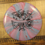 Streamline Pilot Cosmic Electron Medium Les White Warrior Putt & Approach Disc Golf Disc 166 Grams Purple Blue