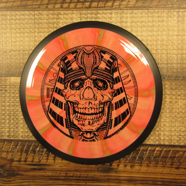 MVP Photon Cosmic Neutron Distance Driver Egyptian Head Disc Golf Disc 174 Grams Pink Orange Green