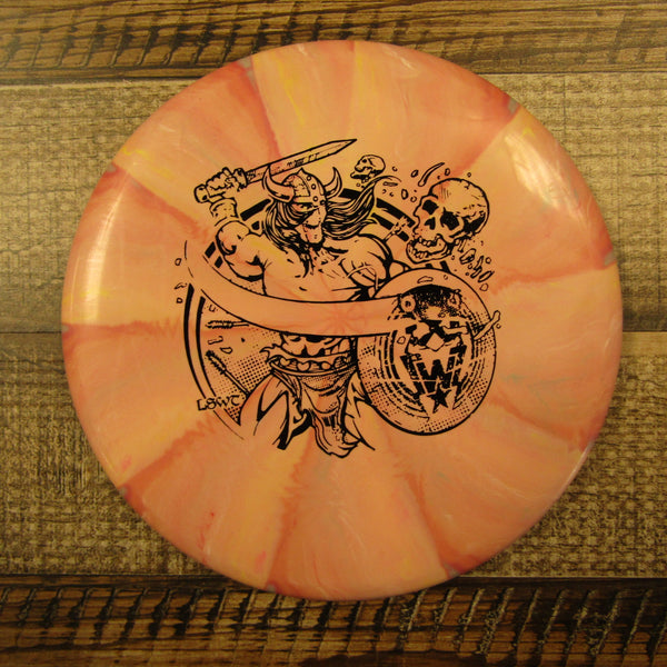 Streamline Pilot Cosmic Electron Medium Les White Warrior Putt & Approach Disc Golf Disc 167 Grams Peach Orange Pink