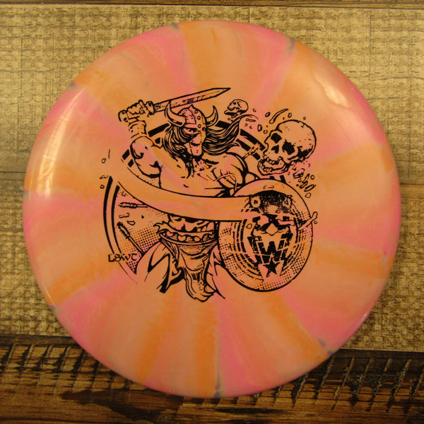 Streamline Pilot Cosmic Electron Medium Les White Warrior Putt & Approach Disc Golf Disc 168 Grams Pink Orange