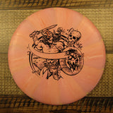Streamline Pilot Cosmic Electron Medium Les White Warrior Putt & Approach Disc Golf Disc 175 Grams Pink Peach Purple