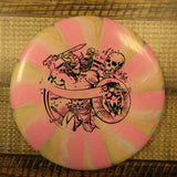 Streamline Pilot Cosmic Electron Medium Les White Warrior Putt & Approach Disc Golf Disc 168 Grams Pink Tan