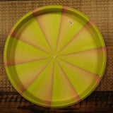 Streamline Pilot Cosmic Electron Hard Les White Warrior Putt & Approach Disc Golf Disc 174 Grams Yellow Pink Green