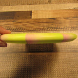 Streamline Pilot Cosmic Electron Hard Les White Warrior Putt & Approach Disc Golf Disc 174 Grams Yellow Pink Green