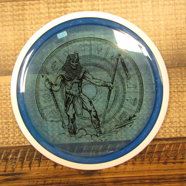Axiom Insanity Proton Distance Driver Egyptian Standing in Clouds Disc Golf Disc 174 Grams Blue