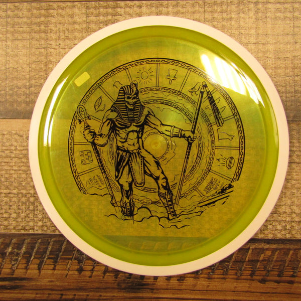 Axiom Insanity Proton Distance Driver Egyptian Standing in Clouds Disc Golf Disc 173 Grams Yellow