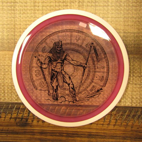 Axiom Insanity Proton Distance Driver Egyptian Standing in Clouds Disc Golf Disc 172 Grams Purple Pink