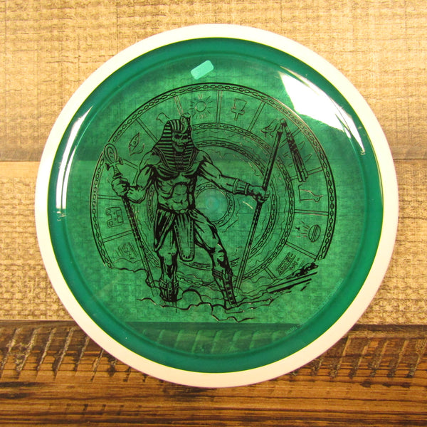Axiom Insanity Proton Distance Driver Egyptian Standing in Clouds Disc Golf Disc 172 Grams Green