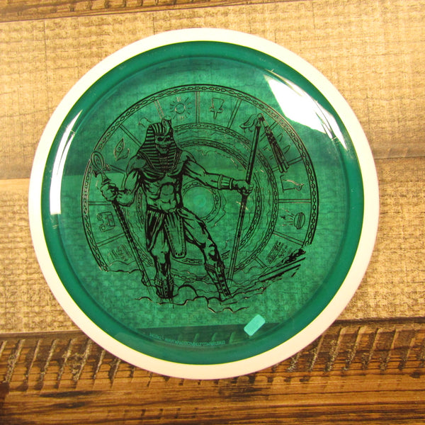 Axiom Insanity Proton Distance Driver Egyptian Standing in Clouds Disc Golf Disc 174 Grams Green Blue