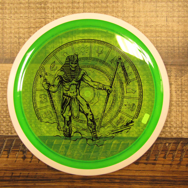 Axiom Insanity Proton Distance Driver Egyptian Standing in Clouds Disc Golf Disc 175 Grams Green