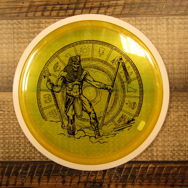 Axiom Insanity Proton Distance Driver Egyptian Standing in Clouds Disc Golf Disc 174 Grams Yellow